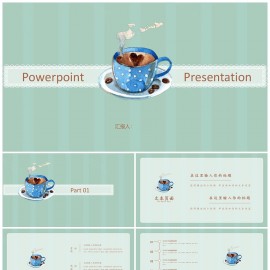 小清新文艺风通用模板下载