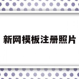 新网模板注册照片(新网快速注册模板)