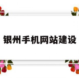 银州手机网站建设(银州手机网站建设项目)