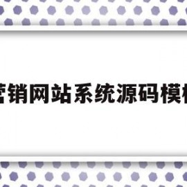 营销网站系统源码模板(营销网站系统源码模板图片)