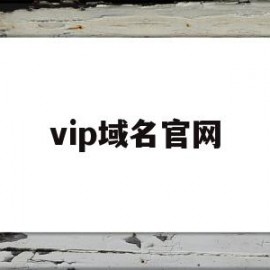 vip域名官网(vip域名有价值吗)