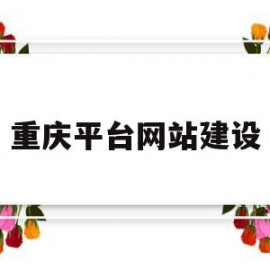 重庆平台网站建设(重庆平台网站建设多少钱)