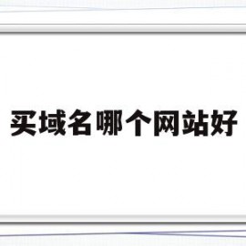 买域名哪个网站好(哪里买域名比较便宜)