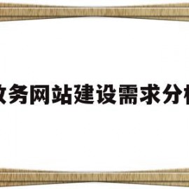 政务网站建设需求分析(政府网站建设的基本原则)