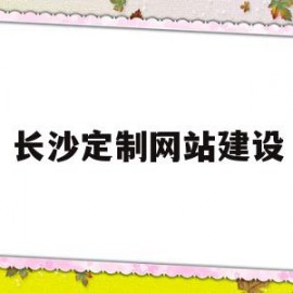 长沙定制网站建设(长沙专业网站制作设计)