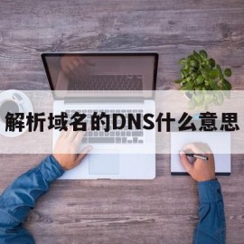 解析域名的DNS什么意思(解析域名的dns什么意思啊)