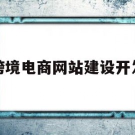 跨境电商网站建设开发(外贸跨境电商网站建设开发)