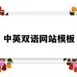 中英双语网站模板(中英双语网站模板官网)