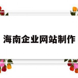 海南企业网站制作(海口企业网站建站模板)