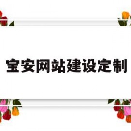 宝安网站建设定制(深圳宝安网络科技有限公司有哪些)