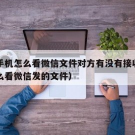 苹果手机怎么看微信文件对方有没有接收（苹果怎么看微信发的文件）