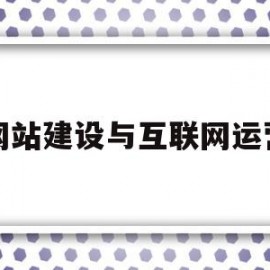网站建设与互联网运营(网站建设与互联网运营论文)