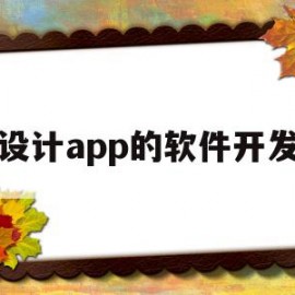 设计app的软件开发(设计app的软件开发方案)
