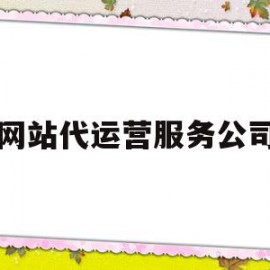 网站代运营服务公司(网站代运营服务公司有哪些)