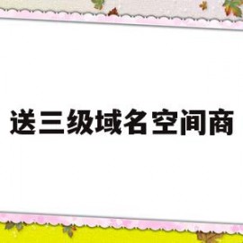 送三级域名空间商(空间域名费用)