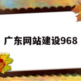 广东网站建设968(广东建设网官网)