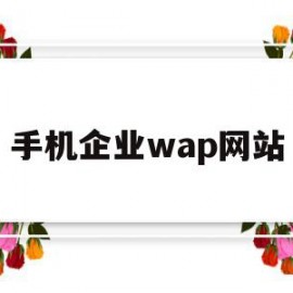 手机企业wap网站(企业网站手机版)