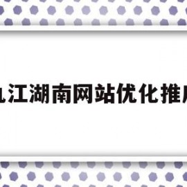 关于九江湖南网站优化推广的信息