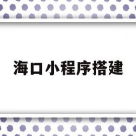 海口小程序搭建(海口小程序搭建公司)