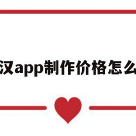 武汉app制作价格怎么样(武汉app制作价格怎么样的)