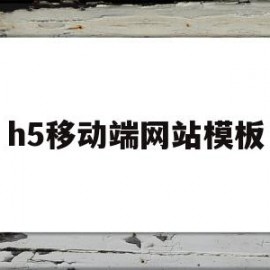 h5移动端网站模板(移动端 h5)