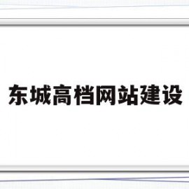 东城高档网站建设(东城网络科技有限公司)