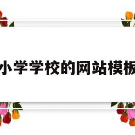 小学学校的网站模板(小学校园网站)