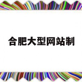 合肥大型网站制(合肥大型网站制造企业)