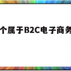 哪个属于B2C电子商务网站(哪个属于b2c电子商务网站的功能)
