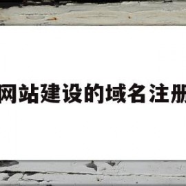 网站建设的域名注册(网站建设的域名注册怎么填)