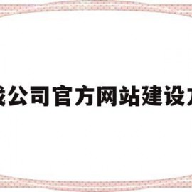 关于游戏公司官方网站建设方案的信息