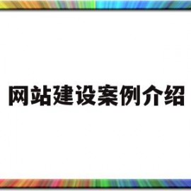 网站建设案例介绍(网站建设实例)