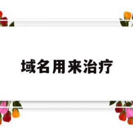 域名用来治疗(使用域名的好处)