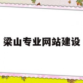 梁山专业网站建设(梁山在线网招聘网最新招聘)