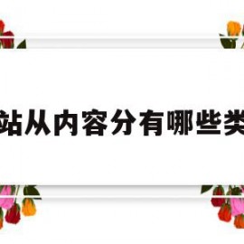 网站从内容分有哪些类型的简单介绍