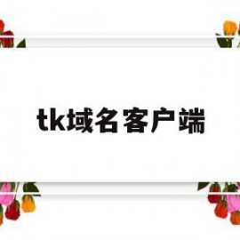 tk域名客户端(tk域名注册地址)