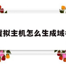 虚拟主机怎么生成域名(虚拟主机的域名)