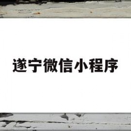 遂宁微信小程序(遂宁团购的小程序)