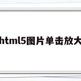 html5图片单击放大(html图片放大div不变)