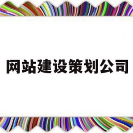 网站建设策划公司(网站建设策划公司哪家好)