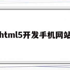html5开发手机网站(html5开发手机app)