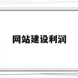 网站建设利润(网站建设价钱)
