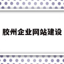 胶州企业网站建设(胶州市企业发展服务中心)