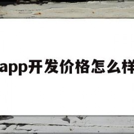 app开发价格怎么样(app开发哪家好app开发多少钱)