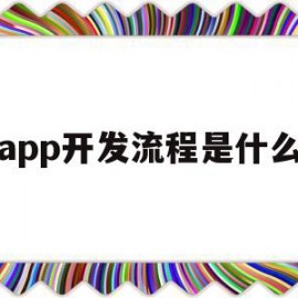 app开发流程是什么(app开发流程是什么意思)