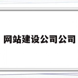 网站建设公司公司(网站建设公司赚钱吗)