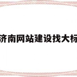 济南网站建设找大标(济南网站建设方案)