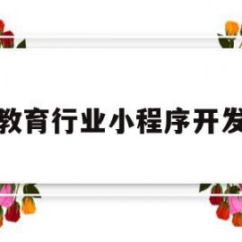 教育行业小程序开发(教育类小程序市场分析)