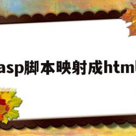 asp脚本映射成html(asp调用javascript)