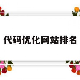 代码优化网站排名(代码优化对网站的意义)